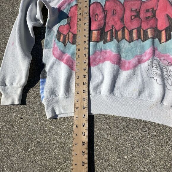 Vintage 90's Jerzees By Russell Crewneck Sweatshirt Mens Large Made USA Custom - Picture 3 of 7